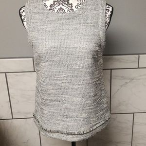 Banana republic dressy blouse with zipper back